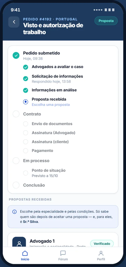 Compare propostas e escolha